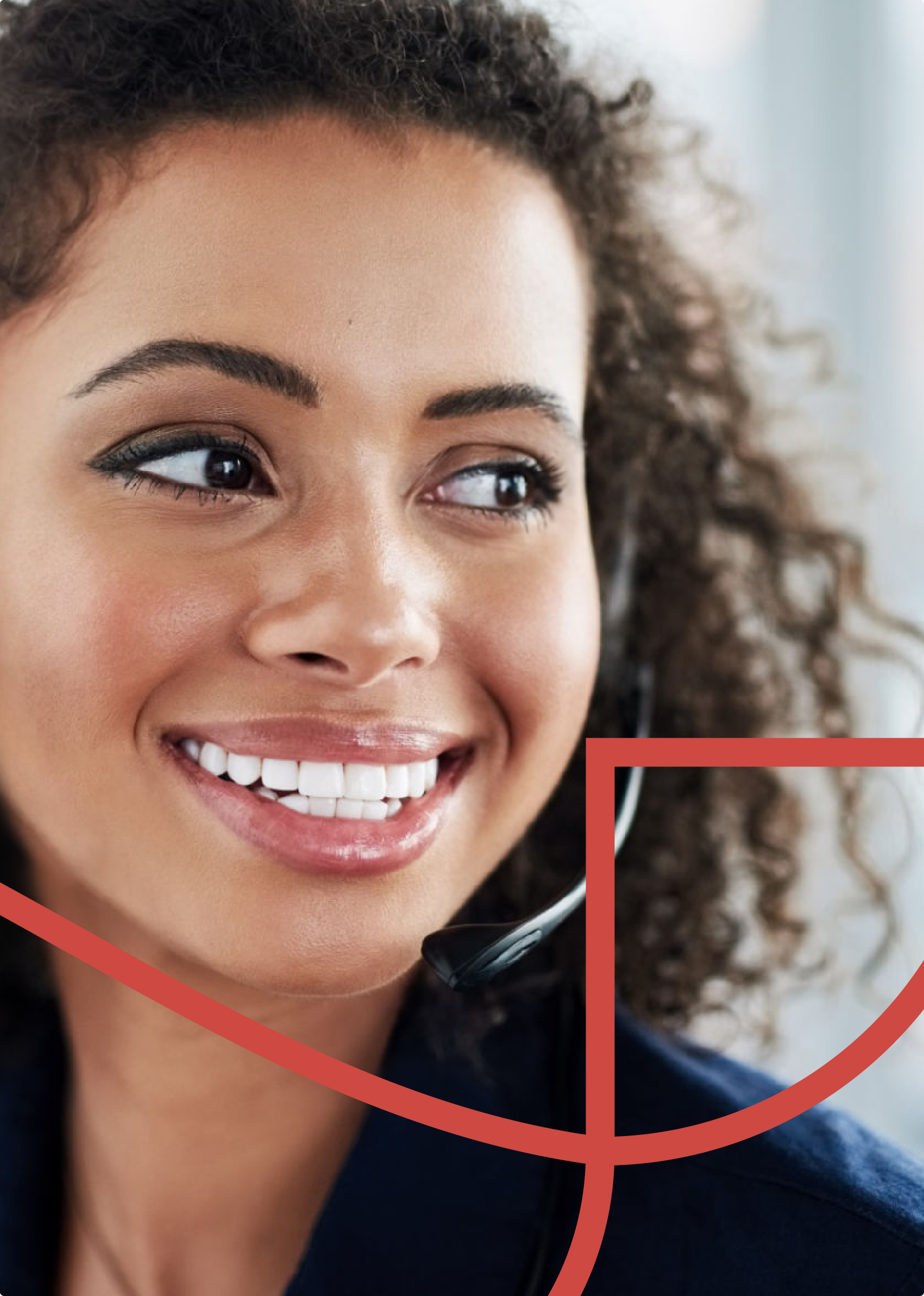 Consultora atendendo chamado